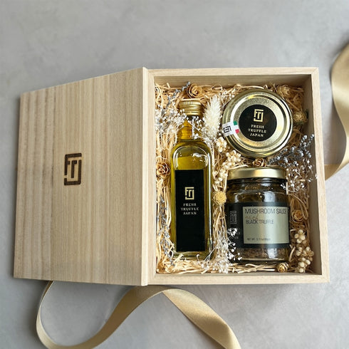 FRESH TRUFFLE JAPAN|トリュフギフト3点セット(オイル・塩・タルトゥファータ)