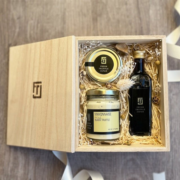 FRESH TRUFFLE JAPAN|トリュフギフト3点セット(醤油・塩・マヨネーズ)