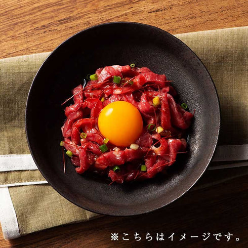 FUJICHIKU|ふじ馬刺しユッケ堪能セット