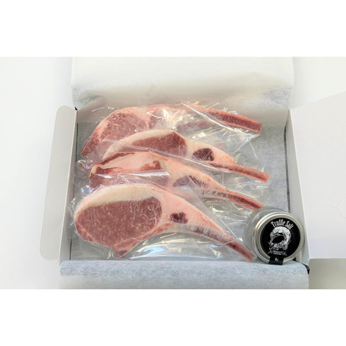 イベリコ屋|トリュフ塩で食べるイベリコ豚骨付きステーキ