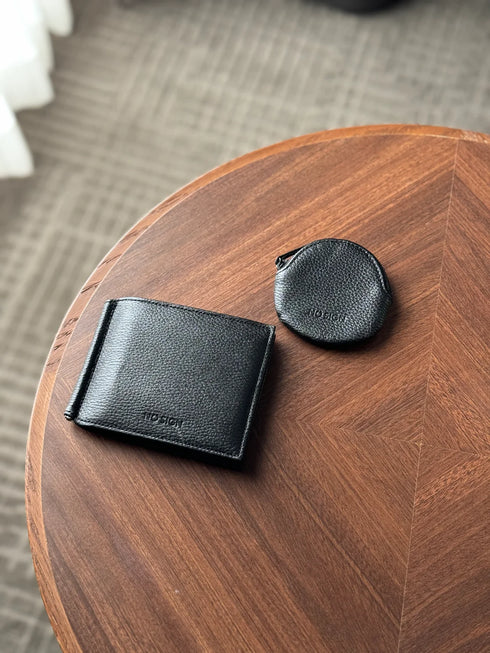 NO SIGN|ラウンド コインケース ブラック