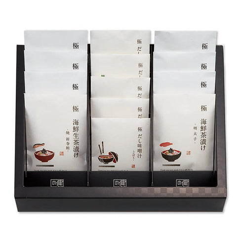 健美の里|極 茶漬け8点&味噌汁5点セット【送料込み】