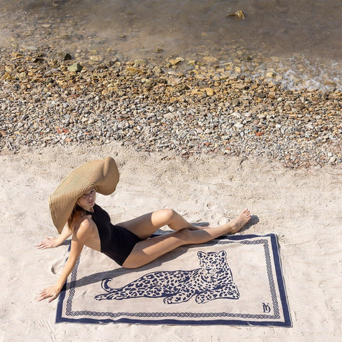 Yves Delorme|ビーチタオル Léopard