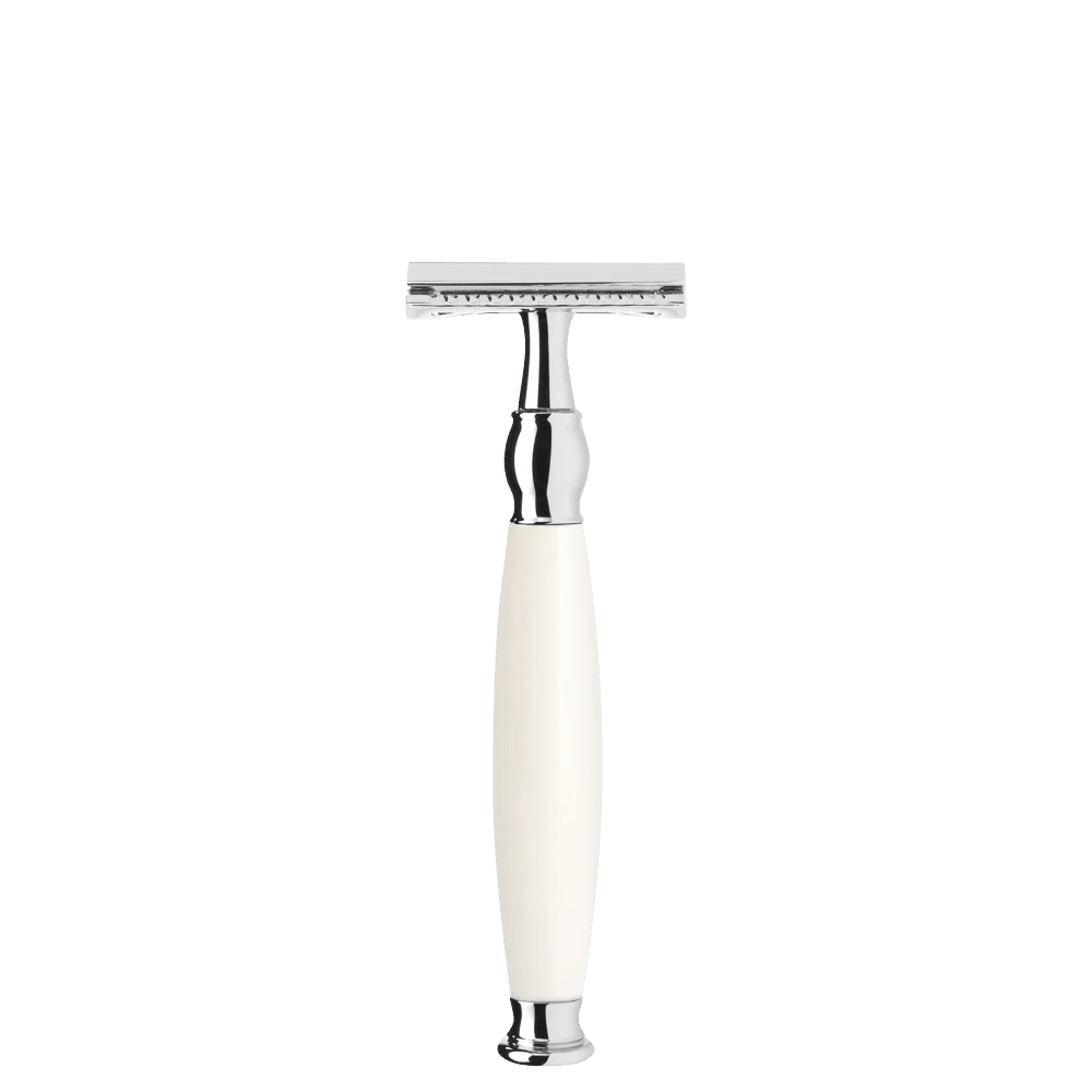 MUHLE｜SOPHIST シェービングセット・カップ付／ホワイトポセラン 替刃