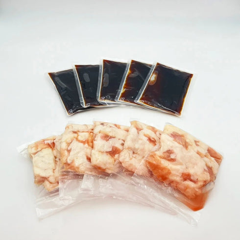 MEAT PLUS|本場博多の味!博多醤油もつ鍋 5回セット(計10人前)