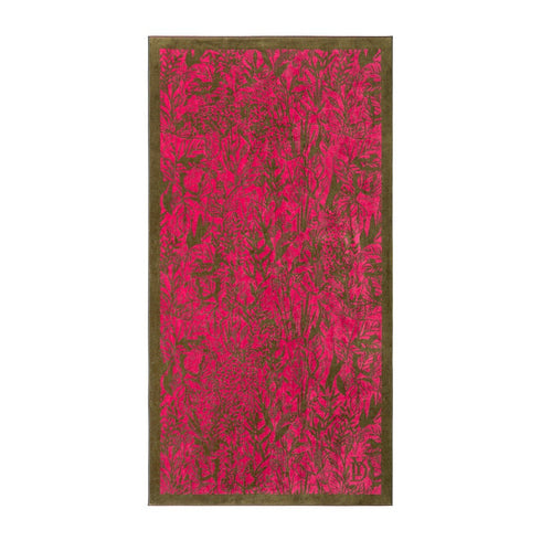 Yves Delorme|ビーチタオル Sao Fuchsia
