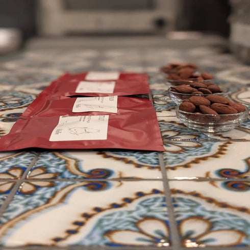 The fin.|【焼きたてを発送】世界の銘産地アーモンド食べ比べセット