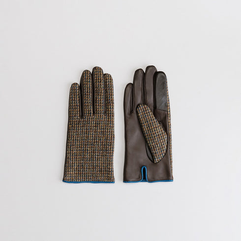 KURODA|No.WV10001L7【WOMEN】Harris Tweed グローブ / スクワラン加工 / 抗菌機能 / タッチパネル対応 BE3