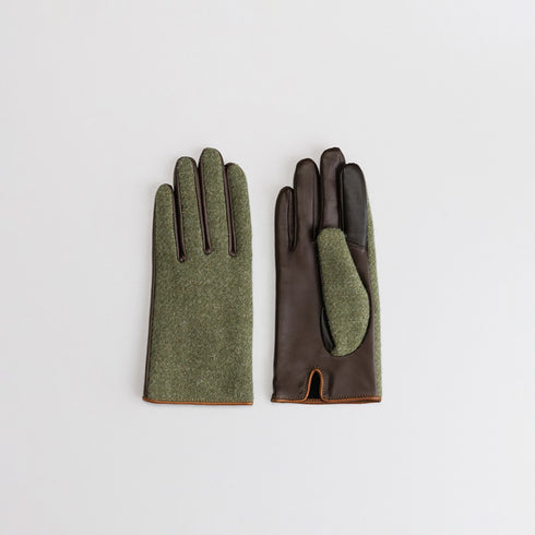 KURODA|No.WV10001L7【WOMEN】Harris Tweed グローブ / スクワラン加工 / 抗菌機能 / タッチパネル対応 LGN2