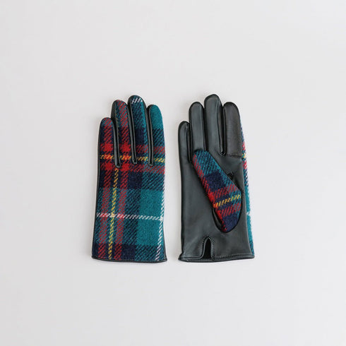 KURODA|No.WV10001L7【WOMEN】Harris Tweed グローブ / スクワラン加工 / 抗菌機能 / タッチパネル対応 TQ