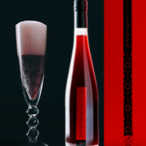 山梨果実|【プレミアムライン】スパークリングベーリーA 最高級ぶどうジュース(500ml)