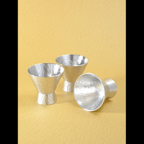 大阪錫器|ぐい呑み ZOO キリン