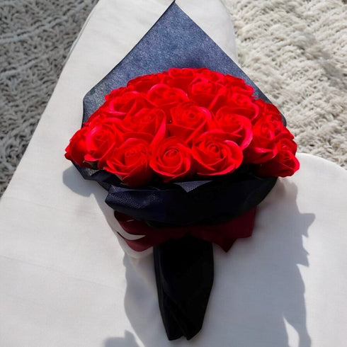 SAVON ROSE|ルビーレッド S(50本) サヴォンローズ 花束