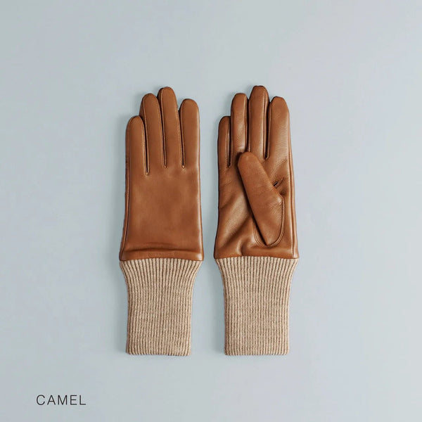 KURODA|No.BR14801L4【WOMEN】 Italian Sheep Cuffs 21cm Camel