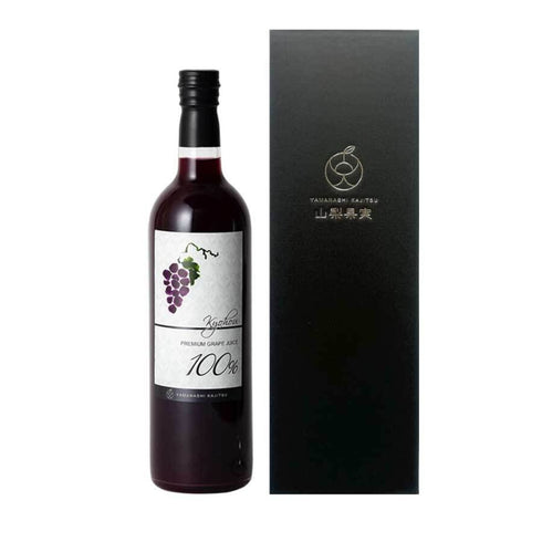 山梨果実|プレミアムライン巨峰 果汁100%ストレート最高級ぶどうジュース720ml