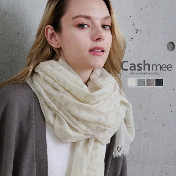 Cashmee|エアリーキャッシュ ストール /airy cash オフホワイト