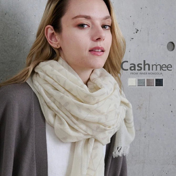 Cashmee|エアリーキャッシュ ストール /airy cash オフホワイト