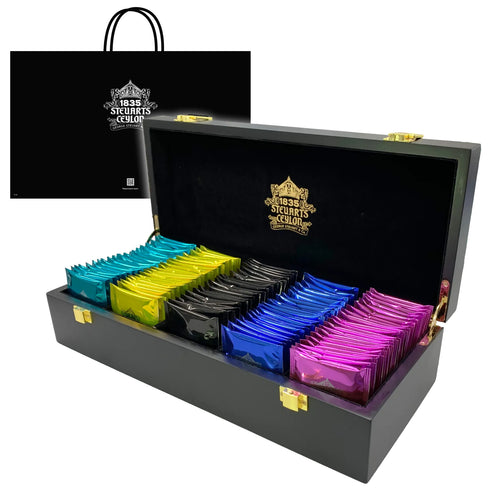 George Steuart Tea|ギフト木箱(空港ラウンジ採用)ティーバッグ5種×20個