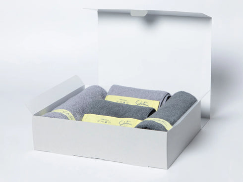 育てるタオル|yellow ribbon middy2+body2(フェイスタオル+スポーツタオル)