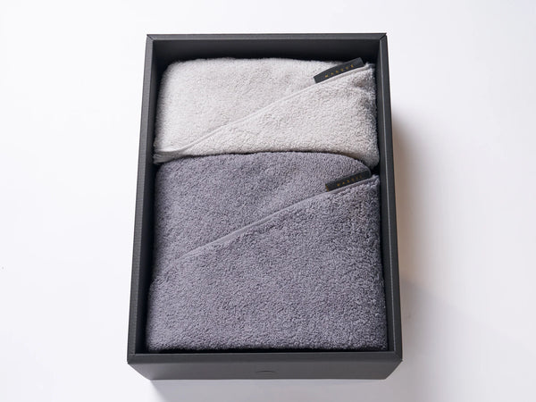 育てるタオル|MARQUE グラン+ドゥミ(バスタオル+ミニバスタオル)セットBOX