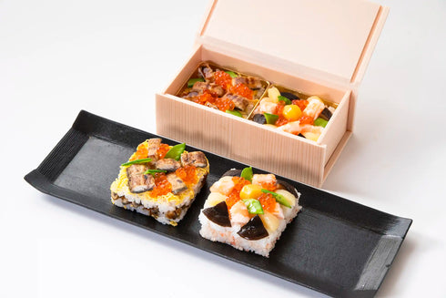 美食良菜|浜名湖産鰻と海老蟹ちらし寿司書籍箱入れ