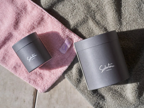 育てるタオル|メニーfeel setE フェイスタオル+プチフェイスタオル ペアセット