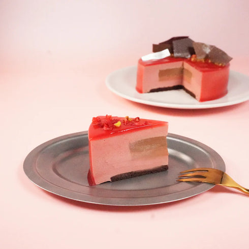 shirokane sweets TOKYO|X'mas)shirokane sweets TOKYO 情熱の赤と酸味を楽しむ白金プレミアムミロワール(フランボワーズ) クリスマス 5号