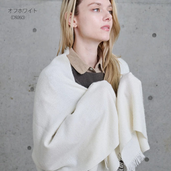 Cashmee|大判カシミアストール オフホワイト
