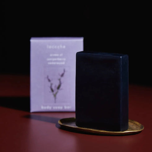 laccche|ベーシック ナイトケアセット(シートマスク6枚ボックス+ヴィーガン石けん〈ボディ・フェイス〉+ボディタオル+泡立てネット)