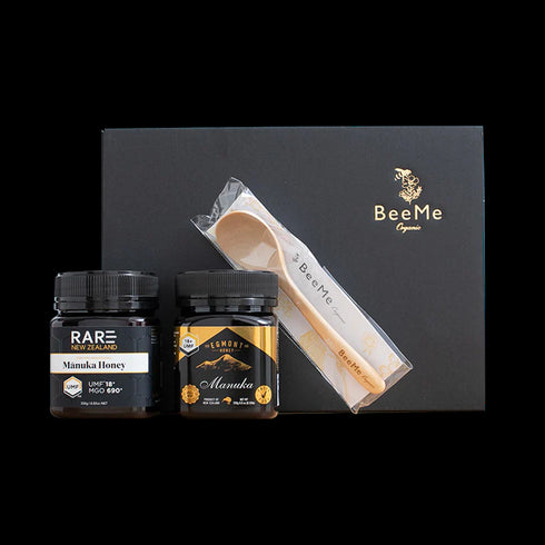 BeeMe|味の違いを楽しむマヌカハニー食べ比べ プレミアムセット エグモントハニー/レアニュージーランド UMF18+ 250g