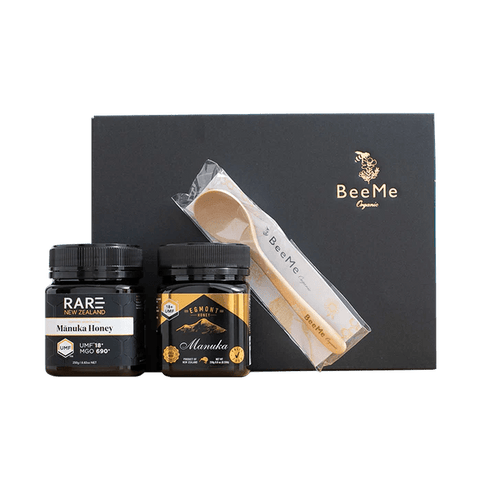 BeeMe|味の違いを楽しむマヌカハニー食べ比べ プレミアムセット エグモントハニー/レアニュージーランド UMF18+ 250g