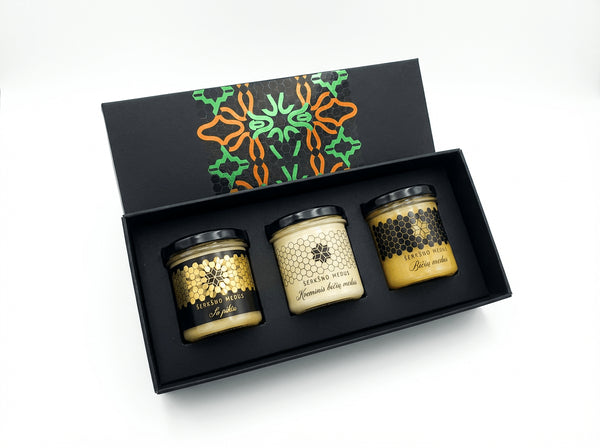 Honey & Honey|生はちみつギフト3点セット ボックス入り(はちみつ、プロポリス)