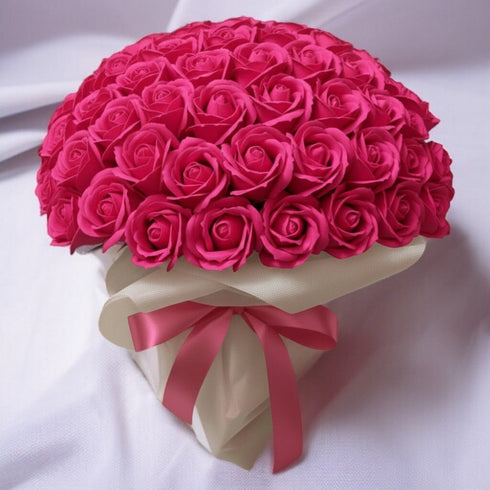 SAVON ROSE|ローズピンク L(100本) サヴォンローズ 花束