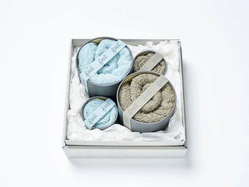 育てるタオル|メニーfeel setE フェイスタオル+プチフェイスタオル ペアセット