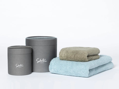 育てるタオル|feel バスタオル+フェイスタオル ホワイトラッピングセット