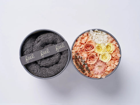 育てるタオル|feel DECOR M マリー+フェイスタオル