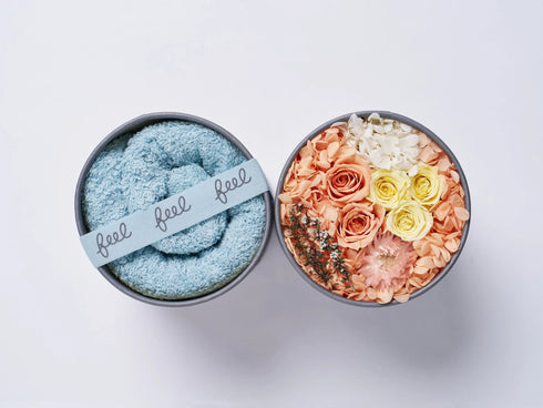 育てるタオル|feel DECOR M マリー+フェイスタオル