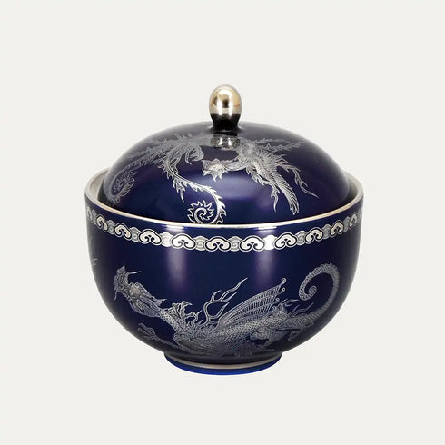 香蘭社【五神】蓋物