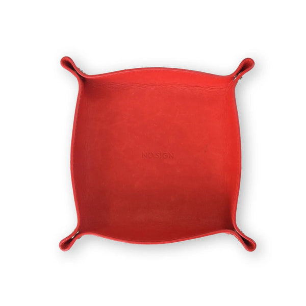NO SIGN|レザートレー Large レッド