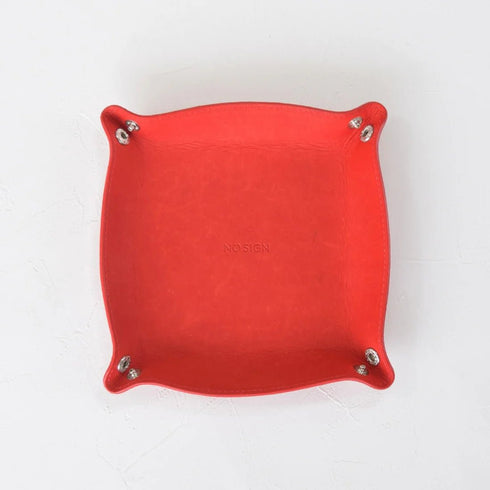 NO SIGN|レザートレー Large レッド
