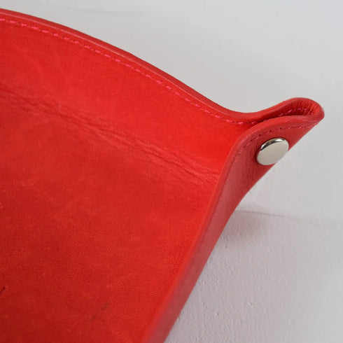 NO SIGN|レザートレー Large レッド