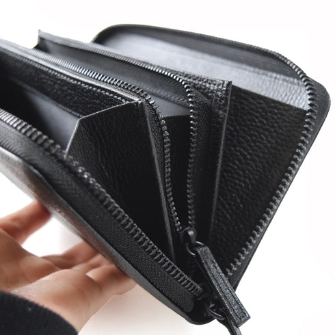 NO SIGN|ラウンドジップ長財布 ブラック