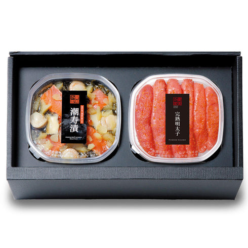 健美の里|潮寿漬&完熟明太子2点セット【送料込み】