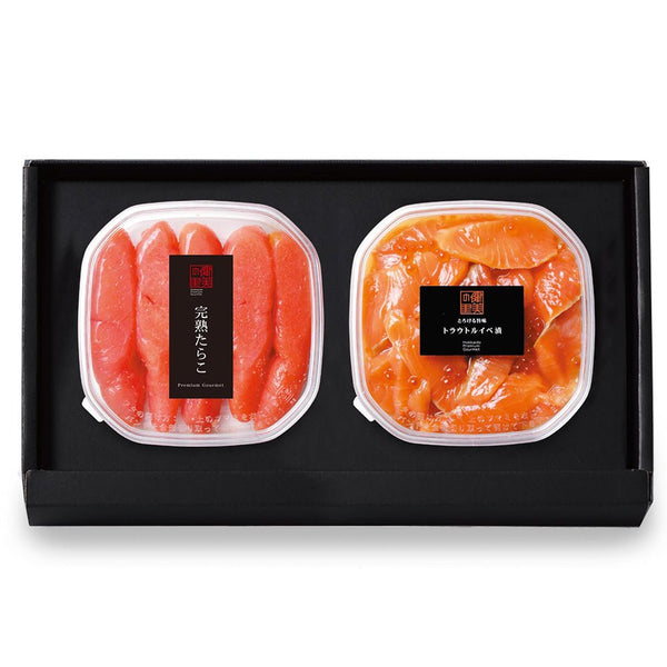 健美の里|完熟たらこ&トラウトサーモンルイベ漬