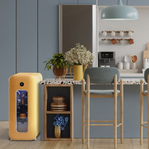 MUNI ワインセラー イエロー MUNI ワインセラー イエロー muni｜ワインセラー イエロー（12～15本用