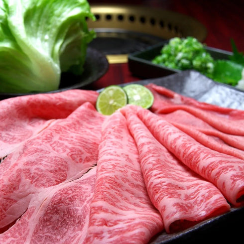 【A4~A5】九州産黒毛和牛ロースしゃぶしゃぶすき焼き用(300g・500g・600g・1kg)