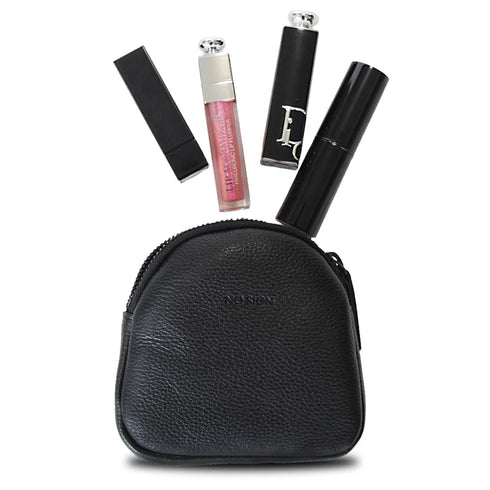 NO SIGN|ラウンド ミニポーチ ブラック