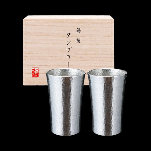 大阪錫器|タンブラースタンダード 中 ペア