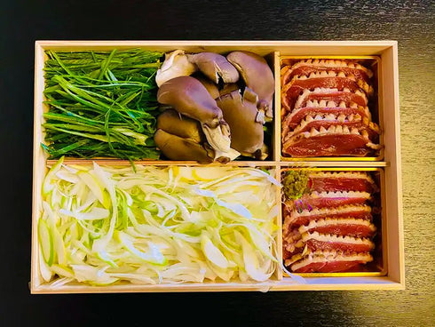 料理魚石 RYORI UOISHI|安土信長葱と近江鴨の鍋セット