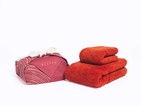 育てるタオル|wa/en バスタオル+フェイスタオル セット